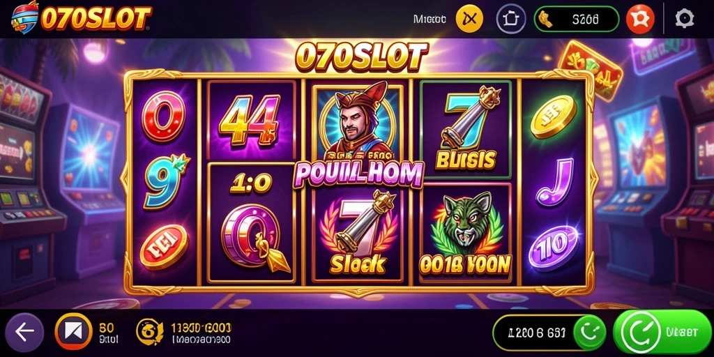 Tampilan gameplay seru dari 070SLOT yang mendebarkan dan penuh warna.