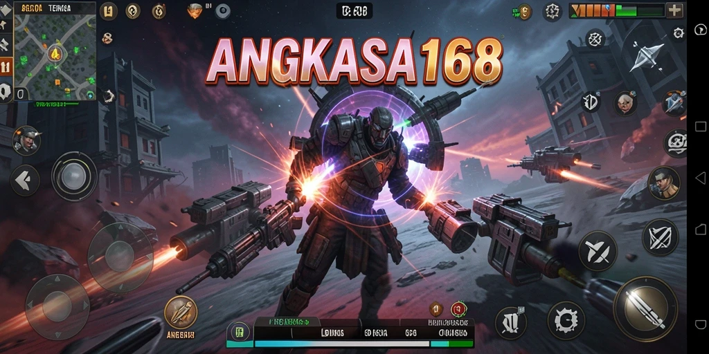 Tampilan menakutkan dari gameplay di ANGKASA168.