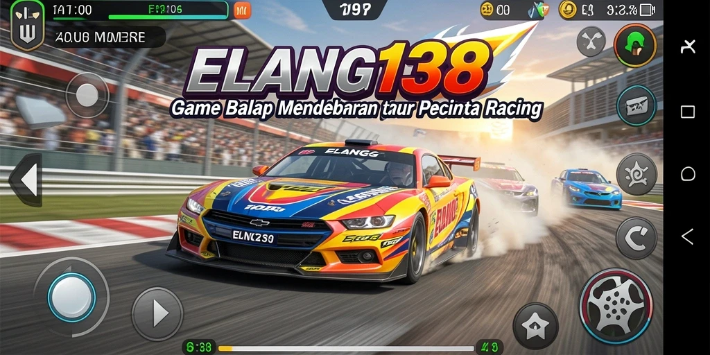 Gameplay balap yang seru dan mendebarkan di ELANG138.