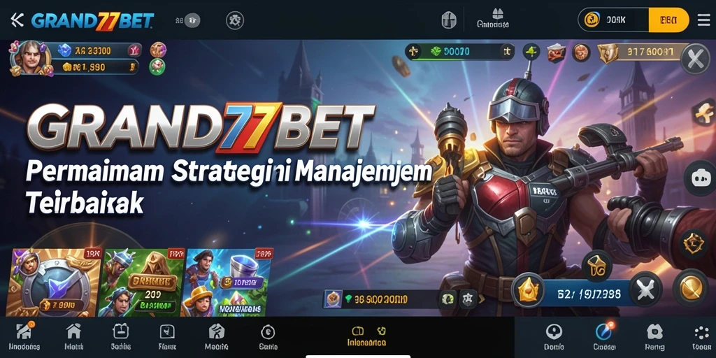 Tampilan gameplay menegangkan dari GRAND77BET yang melibatkan strategi dan pertempuran.