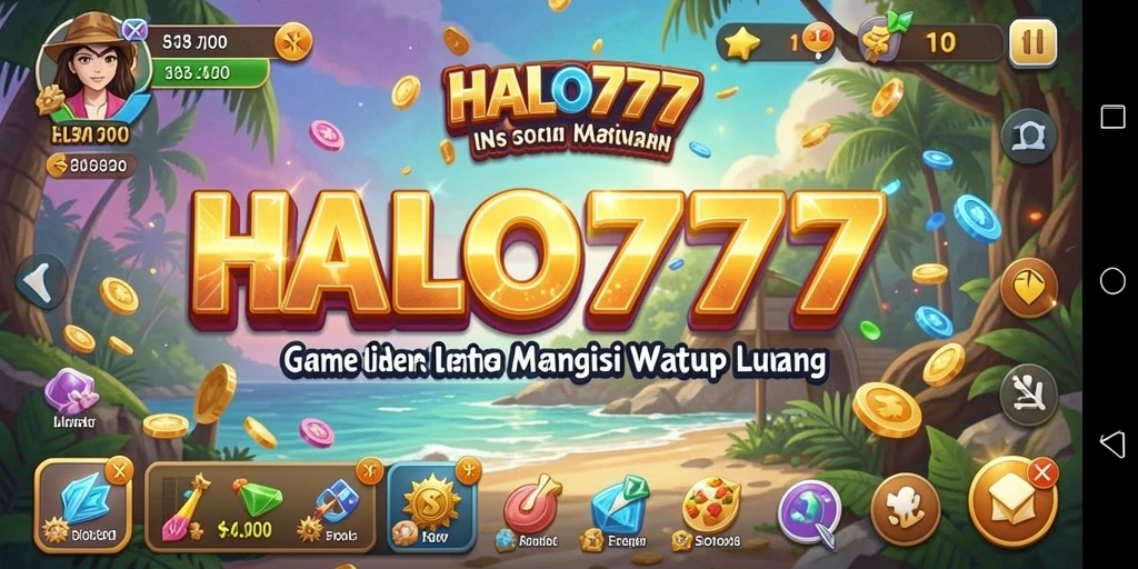 Screenshot utama HALO777 menampilkan gameplay Idle yang menarik dan adiktif.