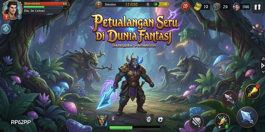 Screenshot dari gameplay RP62RP menampilkan petualangan seru dan lingkungan yang menakjubkan.