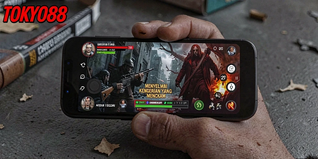 Screenshot gameplay TOKYO88 yang menampilkan suasana Horror yang mencekam.