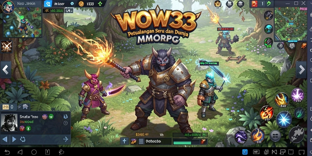 Gameplay menarik dan interaksi dalam WOW33.